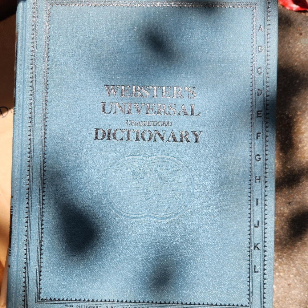 Vintage Webster's Universal Unabridged Dictionary 2 Volumes